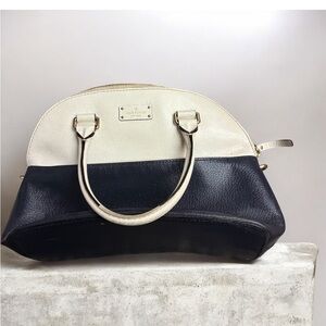 Kate Space Two-Tone Carli Grove Leather Women's Handbag